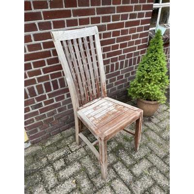 Teak stoelen voor buiten (6 stuks)