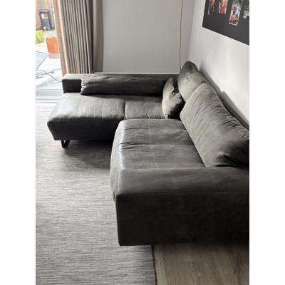 Grijze hoekbank 2m60x1m90