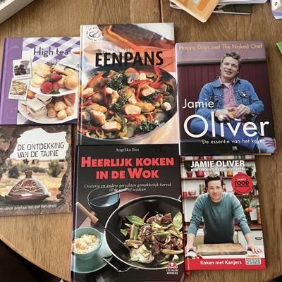 Verschillende kookboeken 