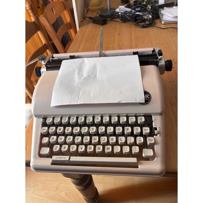 Roze typemachine