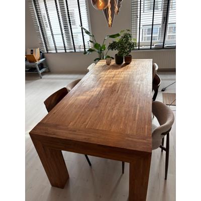 Eettafel Teakhout