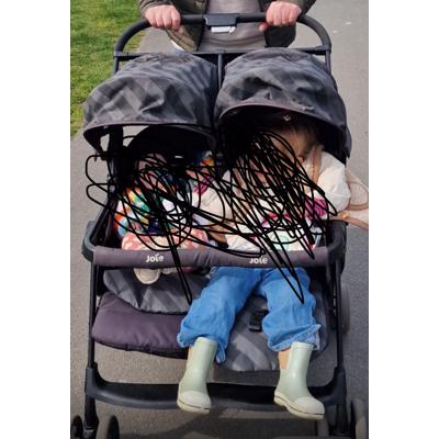 Gratis dubbele wandelwagen/ buggy Joie