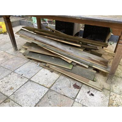 Tuinhout voor schutting of plantenbakken