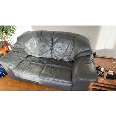 lederen 2 en 3 zits bank