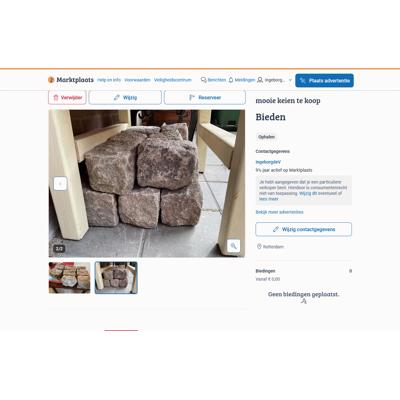 Mooie, stevige keien 