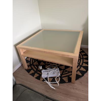Mooie houten salontafel