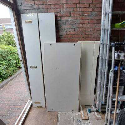 Witte bedombouw 140x200 