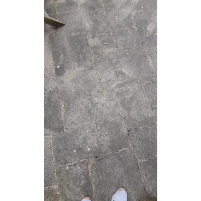 Tuintegels over ivm tegel wippen