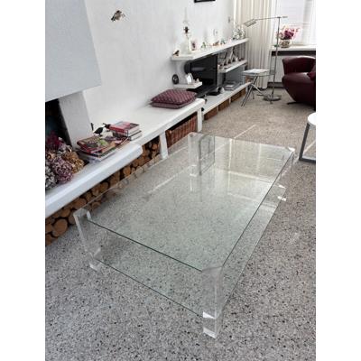Glazen salontafel