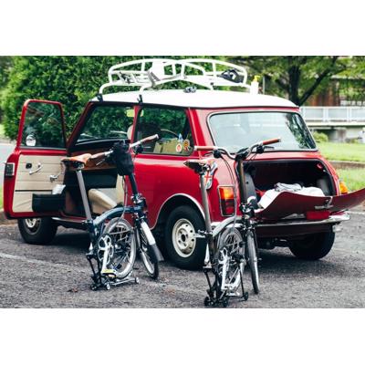 2 Brompton Vouwfietsen voor mee te nemen per Auto naar Spanje 