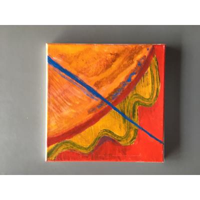 Canvas op houten frame, 30x30cm