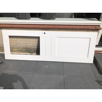 Hardhouten stompe deur