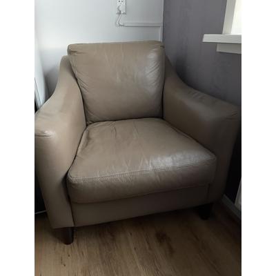 Gratis 2 leren fauteuils