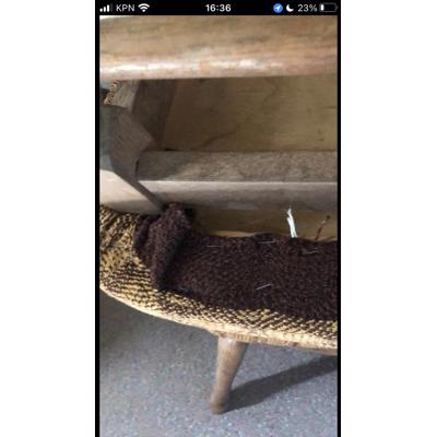 3 eiken houten stoelen