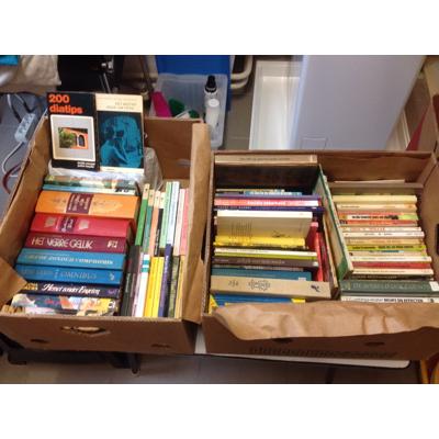 Klein formaat boeken diverse titels en soorten uitgeverijen 