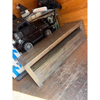 Massief houten tv-kast