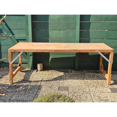 Uitklapbare tafel (205 x 80 x 75 cm)