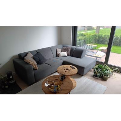 Hoekbank donkergrijs