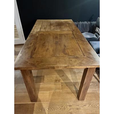 Mooie eikenhouten eettafel 180