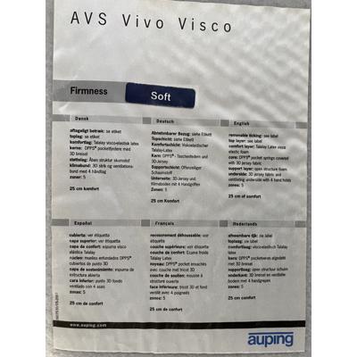 2 Auping matrassen 90x200 cm