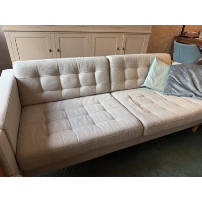 2x bank + stoel van Ikea Landskrona