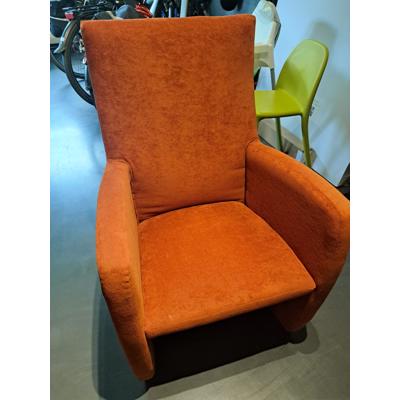 Keurige fauteuil,  kleur Rood/Oranje