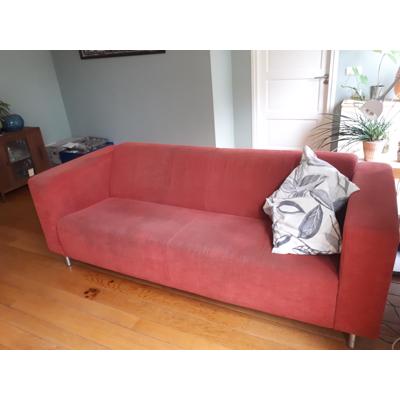 2-zits en 3-zits bank Montel stof steenrood