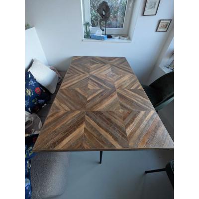 Tafel mangohout 150x90