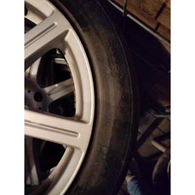 Set van 4 gebruikt 17 inch lichtmetalen velgen