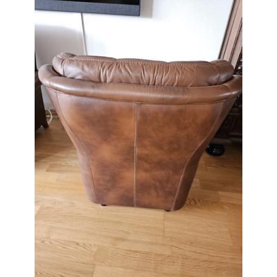 Bruin lederen fauteuil