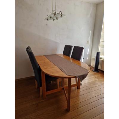 Eettafel Grenen uitklapbaar