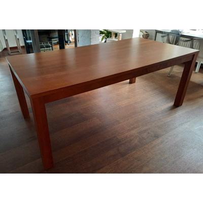 Rechthoekige houten eettafel 200 x 100 cm