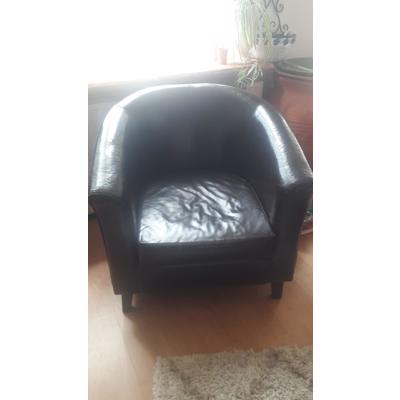 Leren fauteuiltje