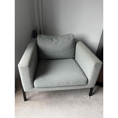 IKEA fauteuil 81x74x61 (bxdxh) met rugkussen