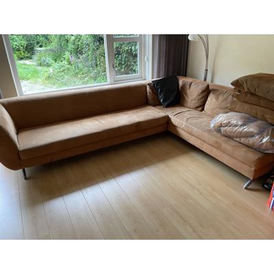 Hoekbank, stof, Alcantara