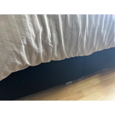 Boxspring zwart 160 x 200 (2x80 cm bij 2 mtr)