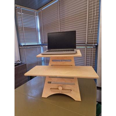 Houten opzetstuk om een stabureau van je tafel te maken