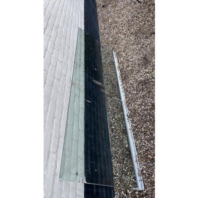 Glazen douchewand (veiligheidsglas) 200 x 67 cm