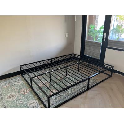 Stalen bed frame zwart 160