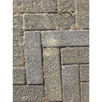 Gratis af te halen: 30m2 gebruikte betonnen klinkers