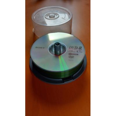 Stapel beschrijfbare DVD-R