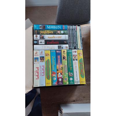 VHS  kinderfilms o.a. pipi en diverse disney films