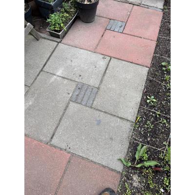 Gratis tegels 33 bij 66 cm 