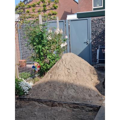 Opvulzand +/- 1200 liter