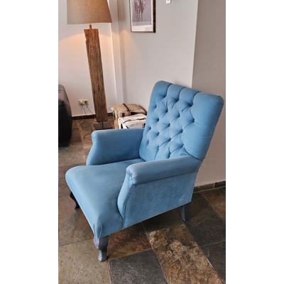Mooie fauteuil- gecapitonneerd