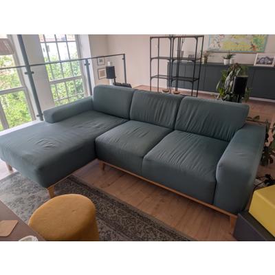 Groene Bank met Chaisse Longue
