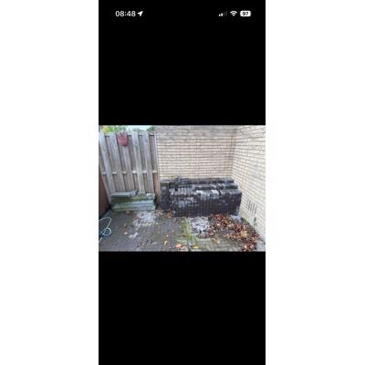 Klinkers 25 vierkante meter