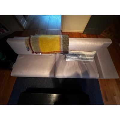 Bank (deel van een hoebank) breedte 276cm diepte 105cm