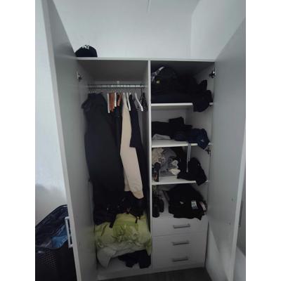 Witte kast hang en leg-60x100x175
