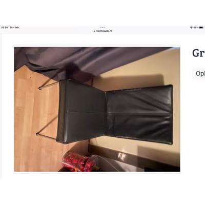 Echt leren eetkamerstoelen 4 stuks